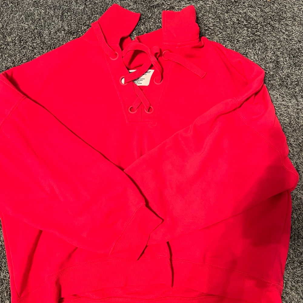 hot pink crew neck